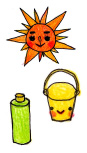 太陽バケツキクノール画像